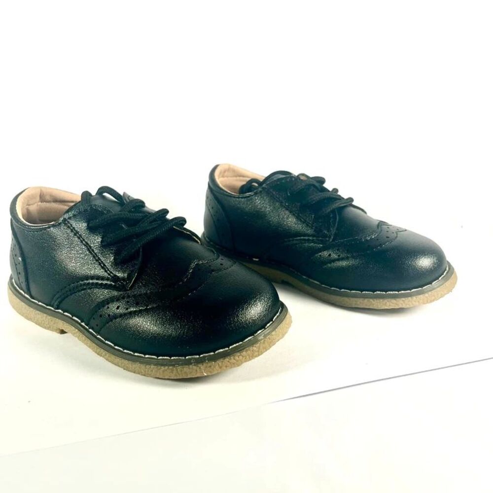 MG Baby Kids Toddler Boys Girls Formal Lace-up dress shoes